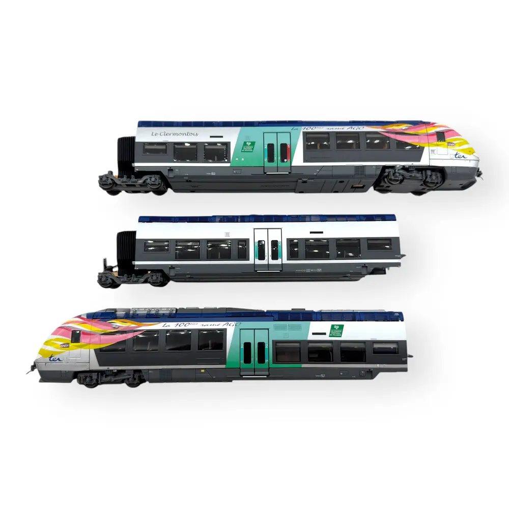 Automotrice AGC X 76603/76604 - Ls Models 10072 - HO 1/87 - SNCF - EP V-VI - 4