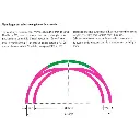 Rail courbe R9 12,1° Marklin 24912 - Rayon 1114,6 mm - HO 1/87 - Code 83 - Voie C - 6