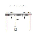 Set de 2 Rails droit de contact Marklin 24995 - 94,2 mm - HO : 1/87 - Code 83 - Voie C - 3