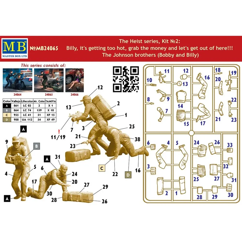 Les Frères Johnson (Bobby & Billy) - Master Box Ltd 24065 -1/24 - 2