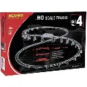 Coffret de rails droits & courbes N°4 - Mehano F104 - HO 1/87 - Code 100 - 2R - 3