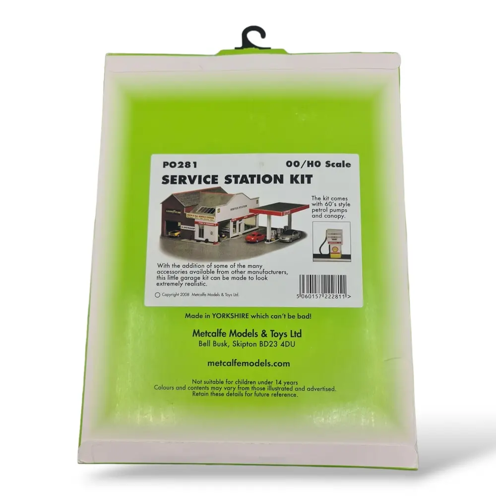 Kit avec garage et station essence - Metcalfe PO281 - OO et HO - 4