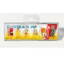 Lot de 6 personnages au jardin Merten 0212587 adultes & enfants - HO 1/87 - 2