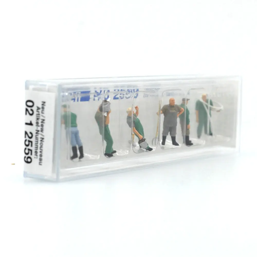 6 gardiens de zoo - MERTEN 0212559 - HO 1/87 - 2