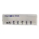 Lot de 6 personnages agents des forces de l'ordre - Merten 0272246 - N 1/160 - 2