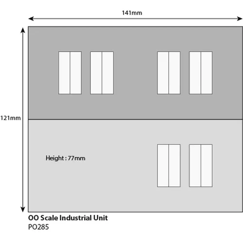 Unité industrielle - Metcalfe PO285 - OO/HO - 4
