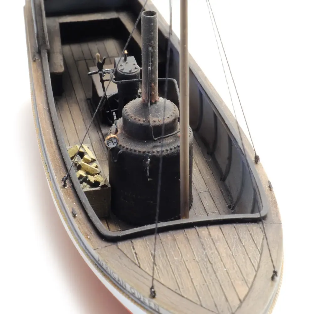 Bateau à vapeur African Queen - Artitec 387.460 - HO 1/87 - 4