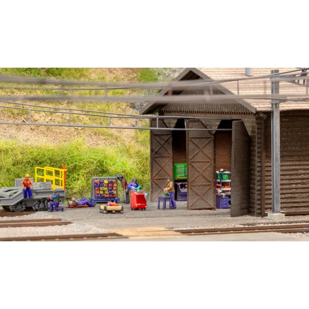 Coffret de figurines thématiques « Atelier » - Noch 35902 - N 1/160 - 2