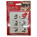 MEGA SET 60 figurines "gens assis" NOCH 38402 - N 1/160 - - 2