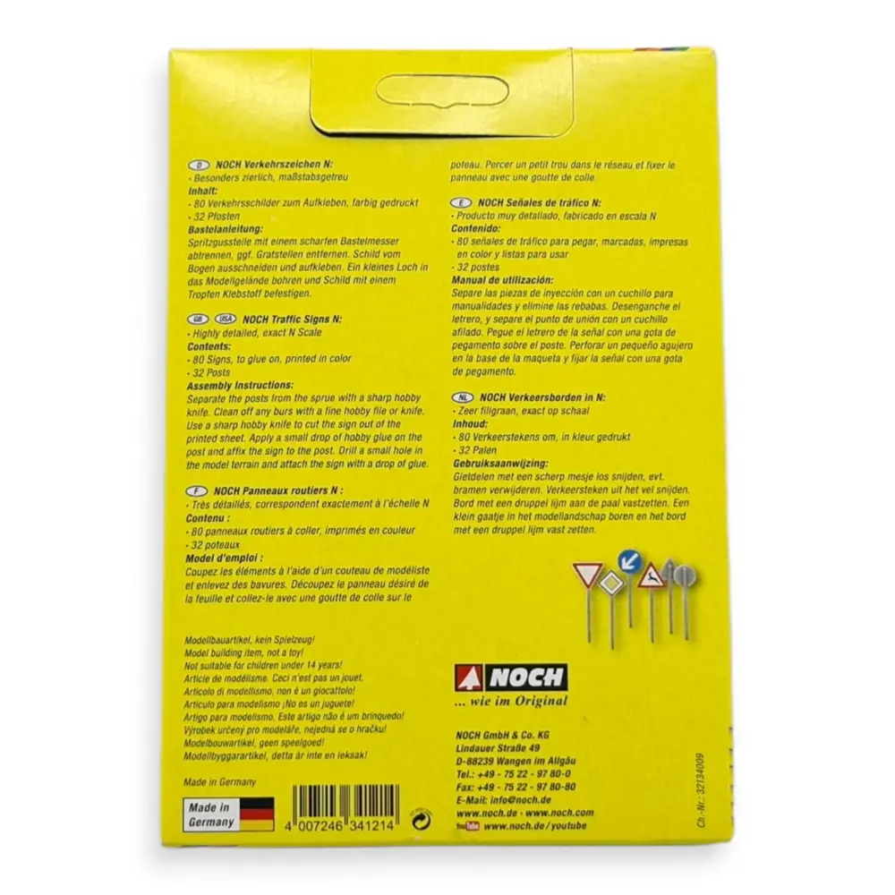32 Panneaux de signalisation - NOCH 34121 - N 1/160 - 4
