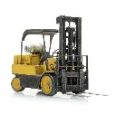 Chariot élévateur - 7 Tonnes - ARTITEC 387.496 - Échelle HO 1/87 - Jaune / noir - 4