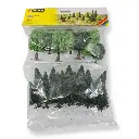 Pack de 25 arbres Mixtes Noch 32811 - N 1/160 - Z 1/220 - 35 à 90 mm - 3