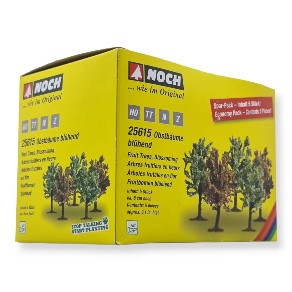  Pack de 5 arbres fruitiers Noch 25615- HO | TT | N | Z - hauteur 80 mm - 3