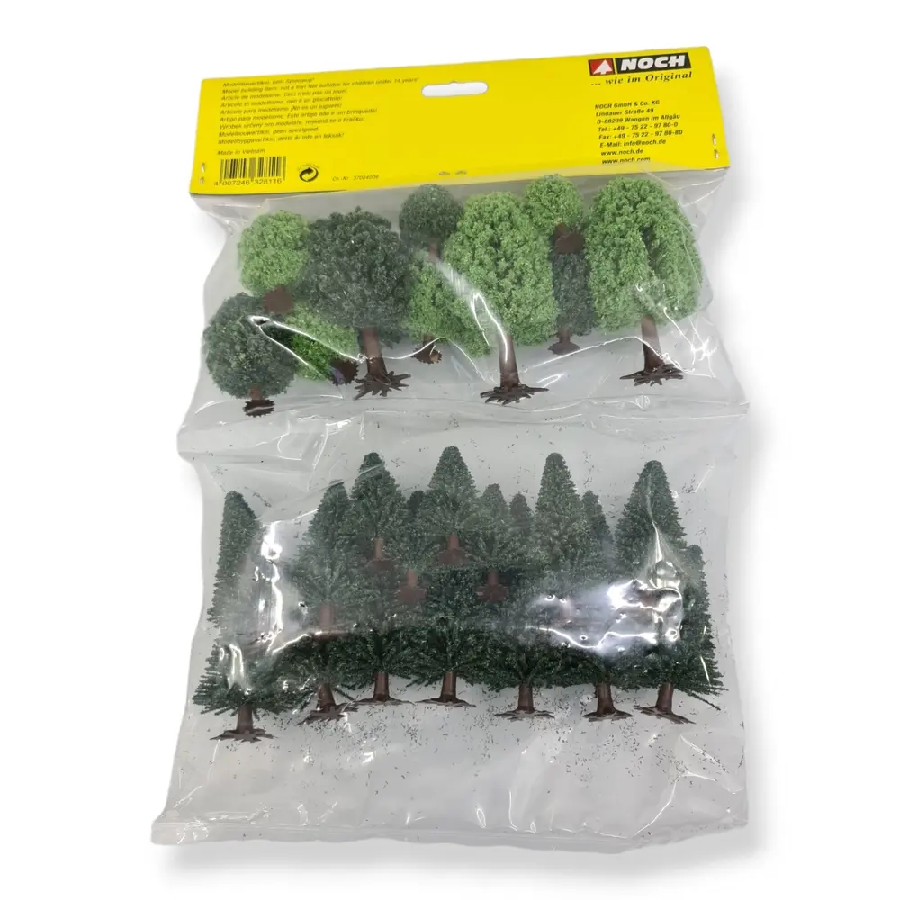 Pack de 25 arbres Mixtes Noch 32811 - N 1/160 - Z 1/220 - 35 à 90 mm - 4