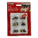 MEGA SET 60 figurines "assis" NOCH 18402- HO 1/87 - 2