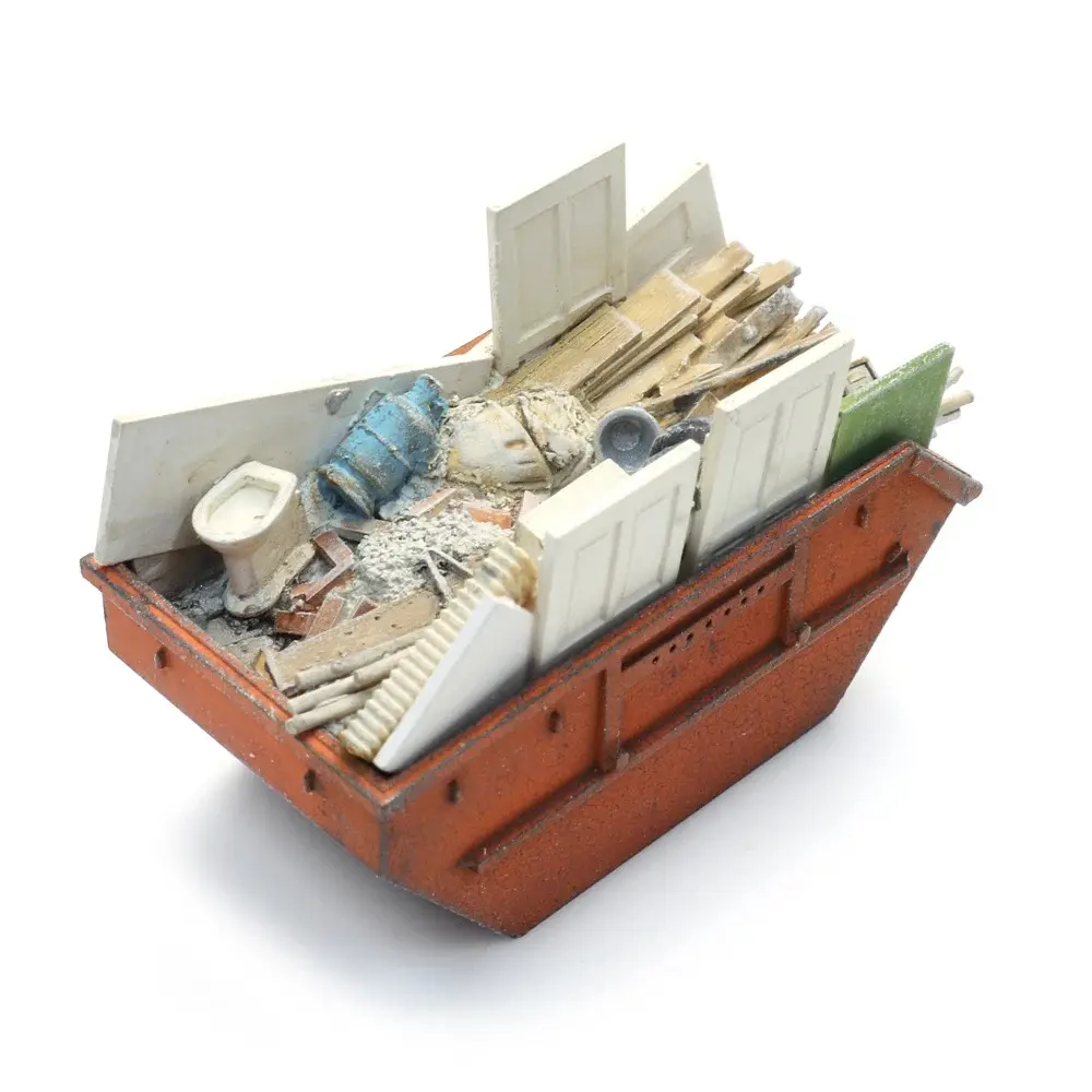 Conteneur à déchets de construction - Artitec 387.618 - HO 1/87 - 3