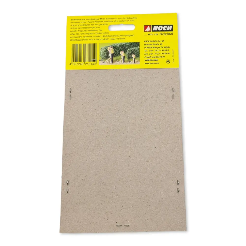 2 Haies de feuilles vertes foncées Noch 21514 - HO 1/87 - N 1/160 - 2