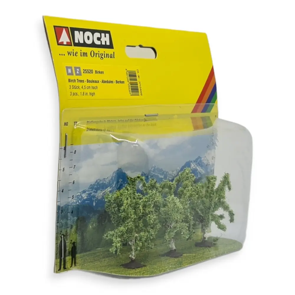 Pack 3 Bouleaux - NOCH 25520 - Z | N - Diorama - 2