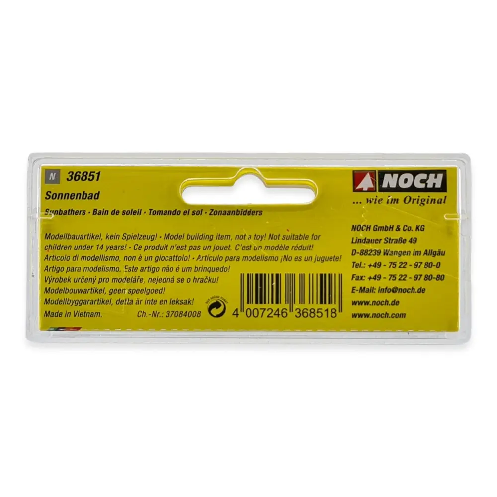 Pack de 4 femmes "au soleil" NOCH 36851 - N : 1/160 - 4