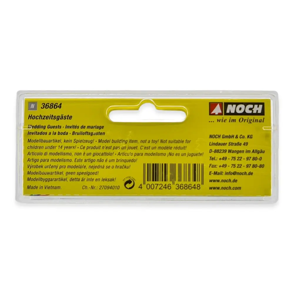 Pack de 6 personnages "Invités de mariage" NOCH 36864 - N : 1/160 - 3