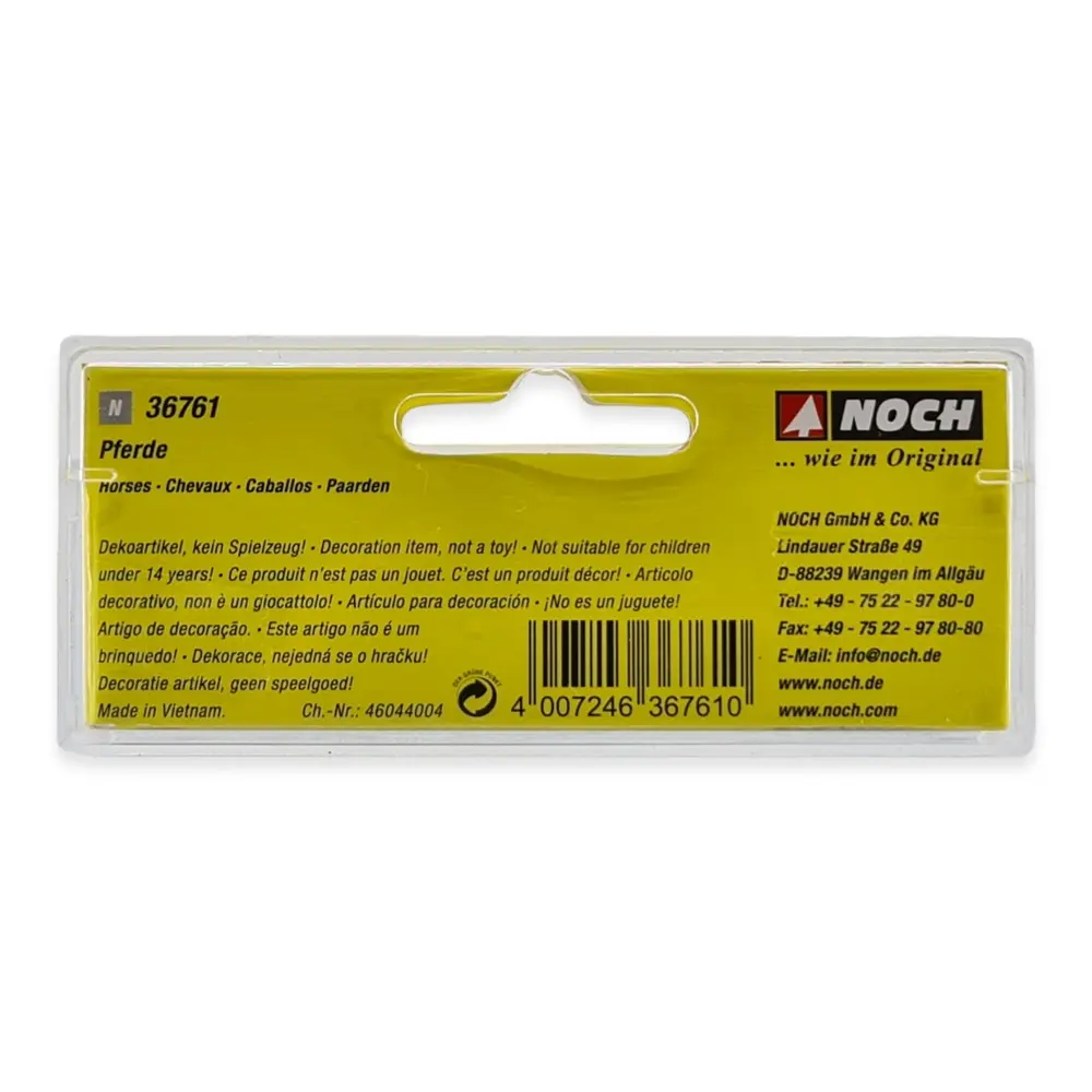 Pack de 9 chevaux NOCH 36761 - N : 1/160 - 3