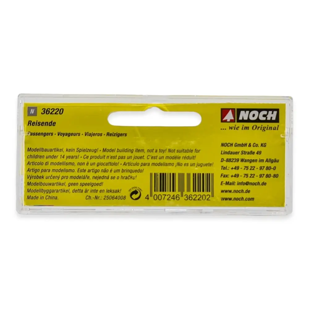 Pack de 9 voyageurs avec bagages NOCH 36220 - N : 1/160 - 3