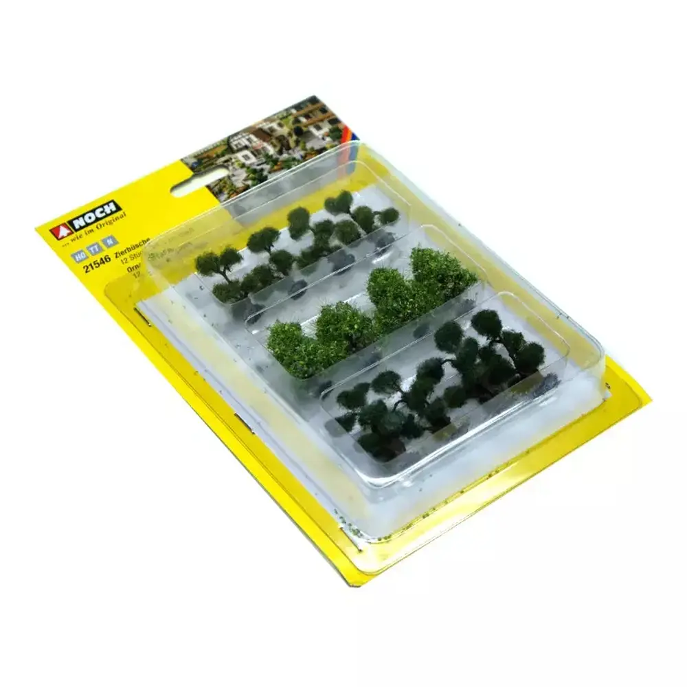 12x arbres d'ornement - HO 1/87 - NOCH 21546 - 2