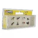 Pack de 9 chiens NOCH 36717 - N : 1/160 - 2