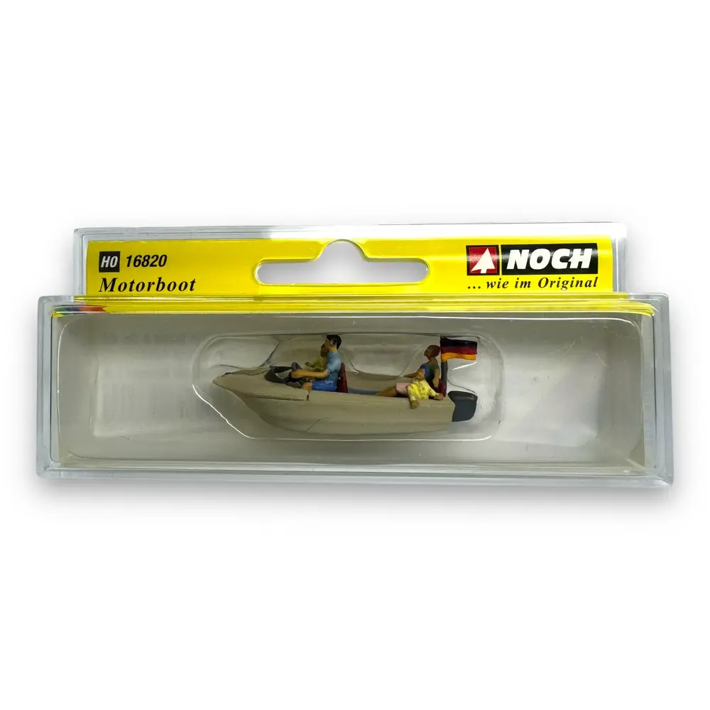 Un bateau de pêche à moteur avec personnages - NOCH 16820 - HO 1/87 - 3
