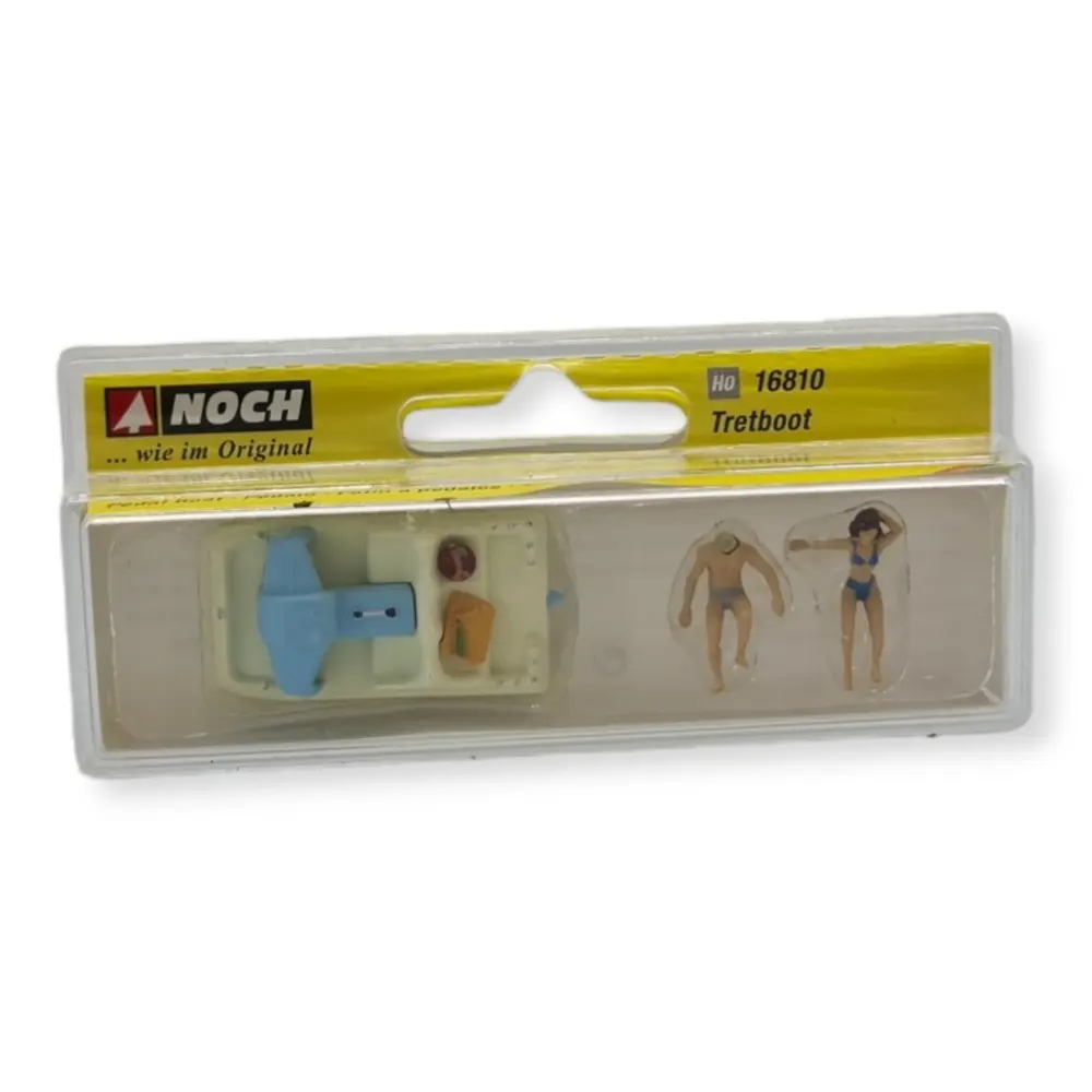 Lot de 2 personnages et 1 pédalo - Figurine - NOCH 16810 - Échelle HO 1/87 - 3
