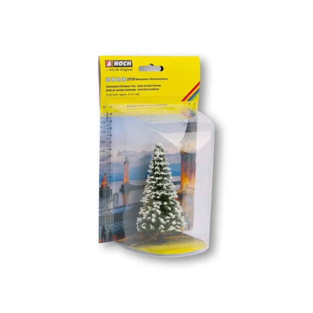 Sapin de Noël illuminé de 30 LED - Noch 22130 - HO/N/TT/O - 2