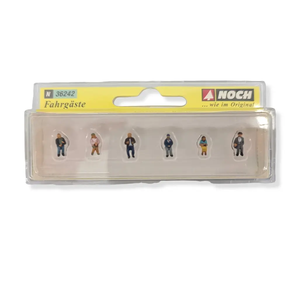 Lot de 6 voyageurs assis NOCH 36242 - N 1/160 - 2