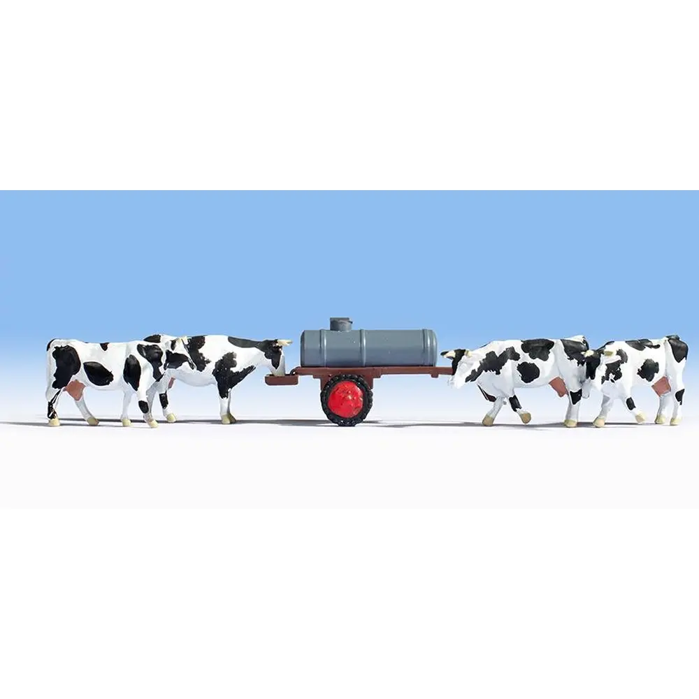 Diorama vaches à l'abreuvoir - NOCH 16658 - HO 1/87  - 2