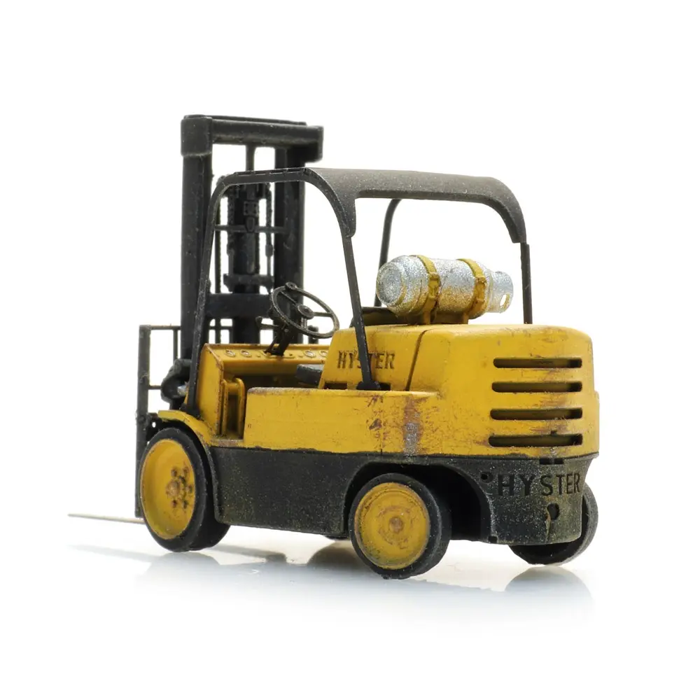 Chariot élévateur - 7 Tonnes - ARTITEC 387.496 - Échelle HO 1/87 - Jaune / noir - 7