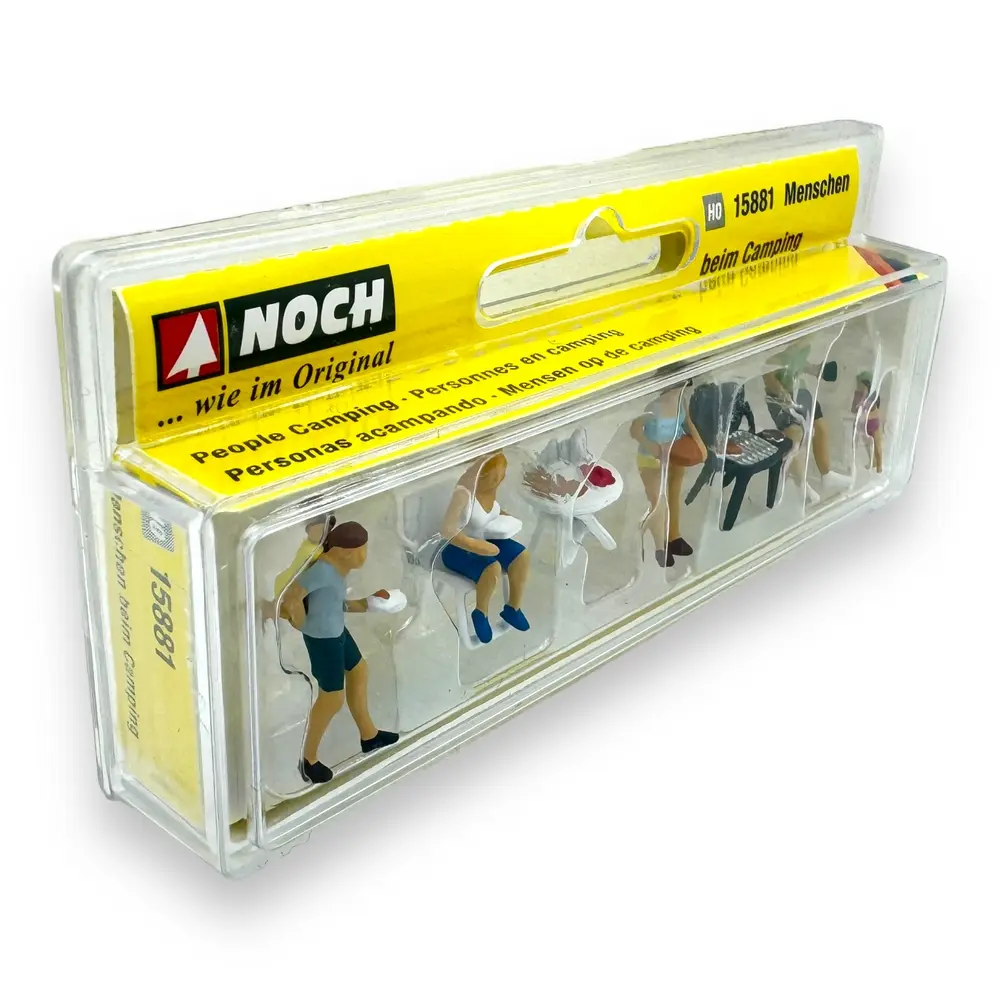 Personnages au camping - Noch 15881 - HO 1/87 - 3