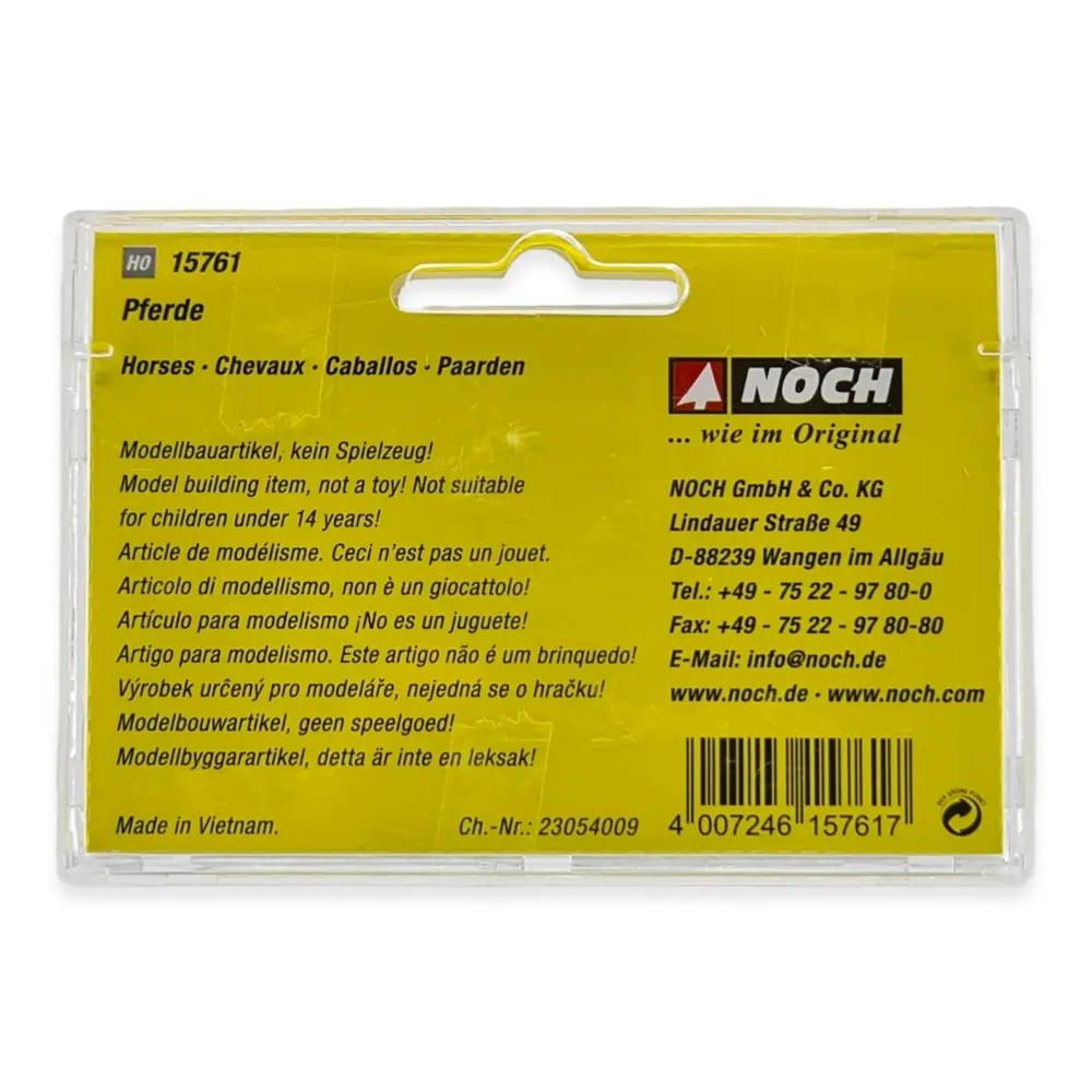 Pack de 9 chevaux NOCH 15761 - HO : 1/87ème - 3