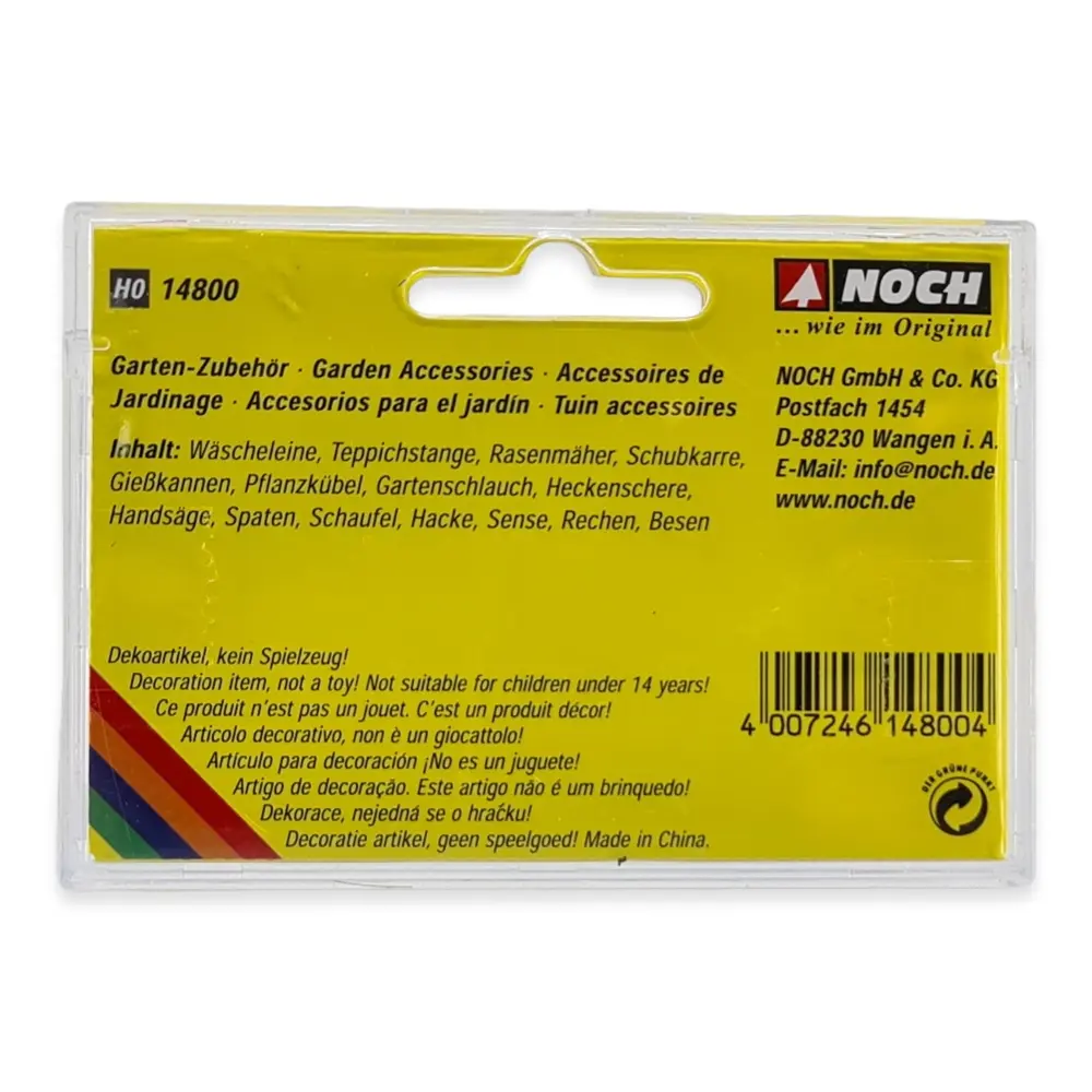 Pack "Accessoires de jardinage" NOCH 14800 - HO 1/87 - 3