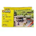 Lot de 2 stands de restauration - NOCH 14396 - HO 1/87  - 3