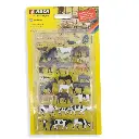 Méga-coffret "Animaux de la ferme" NOCH 16049 - HO 1/87 - 2