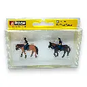 Personnages - policiers sur chevaux - Noch 15078 - HO 1/87  - 2