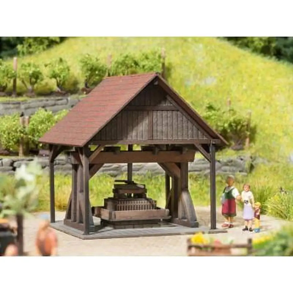 Pressoir à vin - LaserCut - NOCH 14370 - HO 1/87 - 62x60x63mm - 2