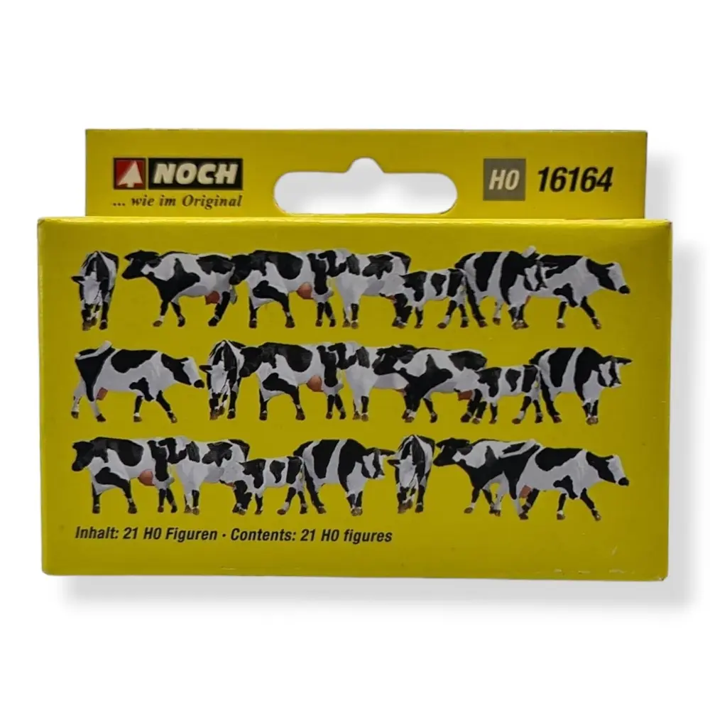 Pack XL 21 vaches noires et blanches NOCH 16164 - HO 1/87ème - 3