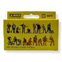Pack XL 18 Figurines "Au boulot" NOCH 16111 - HO 1/87ème - 3