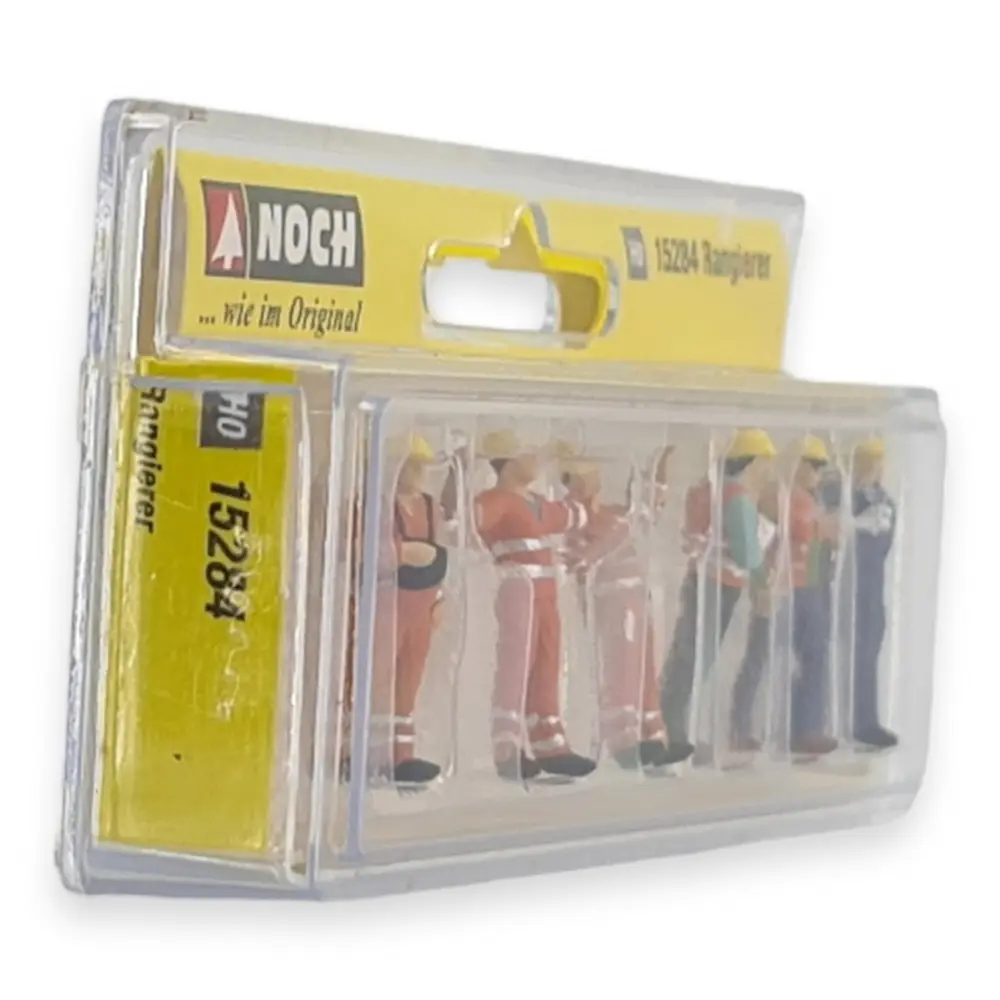Pack 6 ouvriers "Sécurité passage à niveau" NOCH 15284 - HO 1/87 - 2
