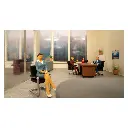 Lot de 6 personnages au bureau avec accessoires - NOCH 16251 - HO 1/87 - 2