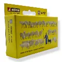 Pack XL 37 Figurines "Berger, chien et moutons" NOCH 16162 - HO 1/87 - 2