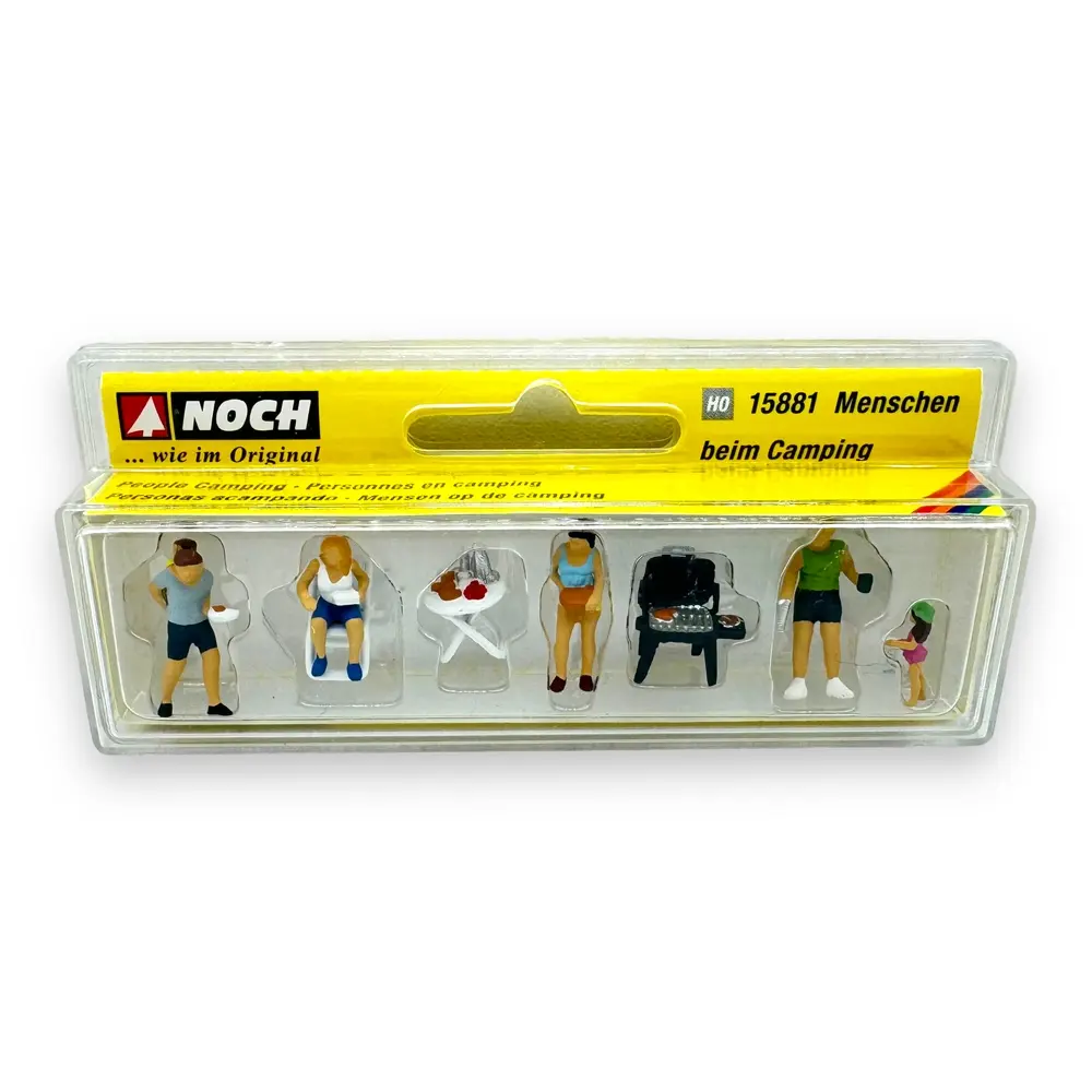 Personnages au camping - Noch 15881 - HO 1/87 - 2
