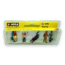 7 Personnages - Scène d'aurevoir - Noch 15216 - HO 1/87 - 2