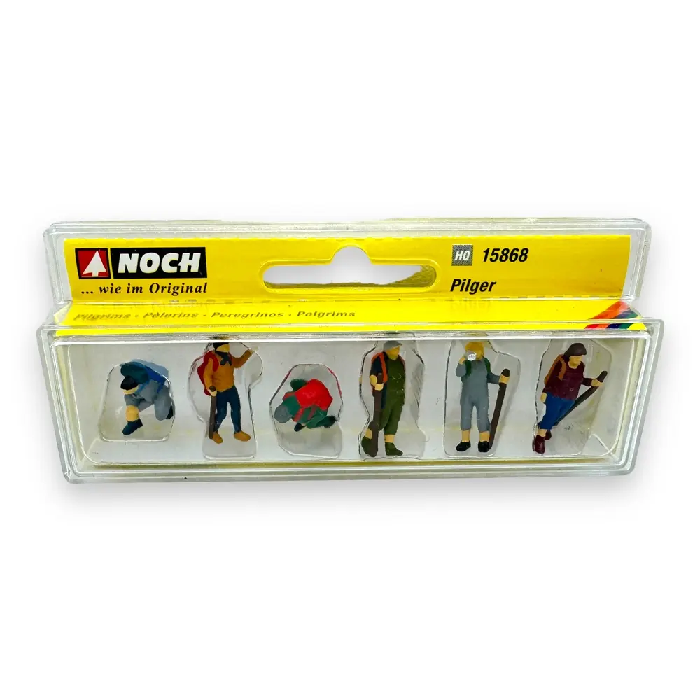 Personnages randonneurs pélerins - NOCH 15868 - HO 1/87 - 2