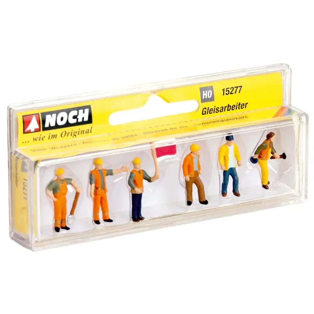 Lot de 6 Figurines - Suivre les Travailleurs - Noch 15277 - HO : 1/87  - 2